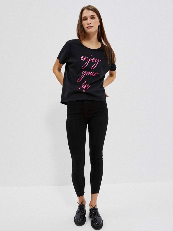 Moodo Crna ženska Moodo majica