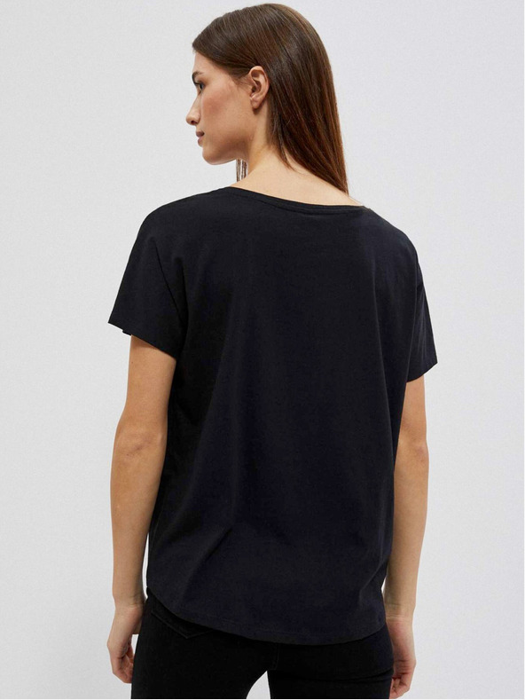 Moodo Crna ženska Moodo majica