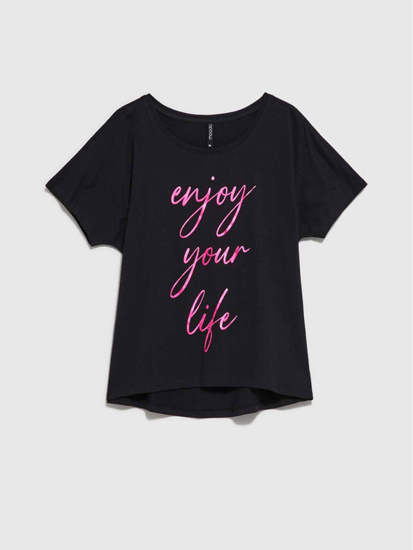 Moodo Crna ženska Moodo majica