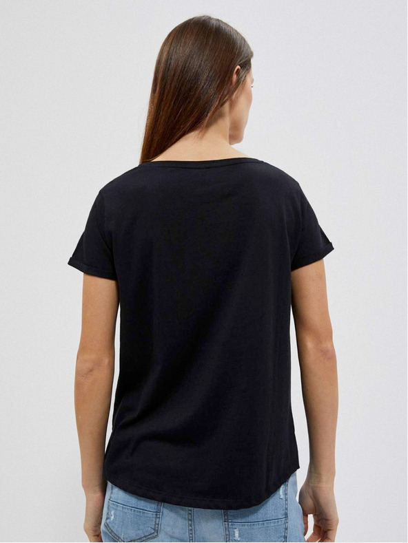 Moodo Crna ženska Moodo majica