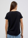 Moodo Crna ženska Moodo majica