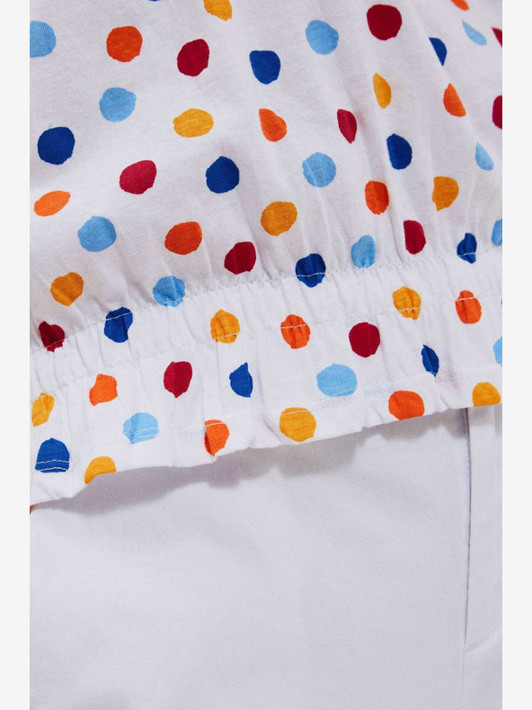 Moodo Bijela ženska Moodo majica s uzorkom