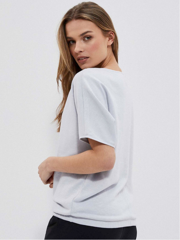 Moodo Moodo sivi ženski sweatshirt