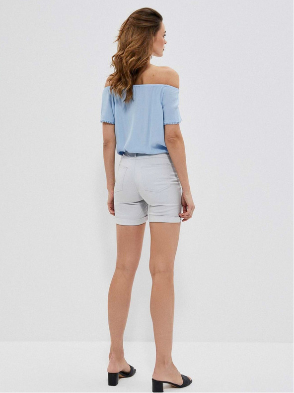 Moodo Moodo sive ženske kratke hlače