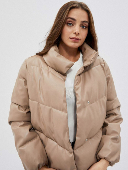 Moodo Moodo bež ženska prošivena jakna