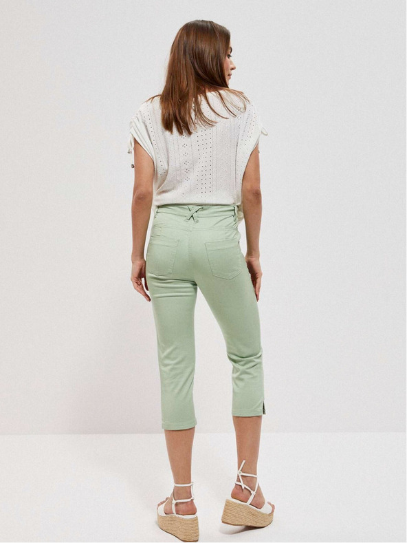 Moodo Zelene ženske hlače Moodo