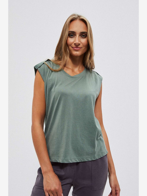 Moodo Zelena ženska majica Moodo