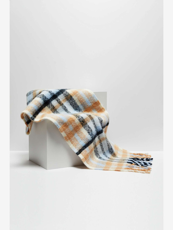 Moodo Narančasto-plava Moodo ženska košulja na kockice