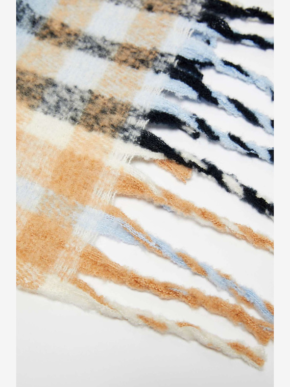 Moodo Narančasto-plava Moodo ženska košulja na kockice