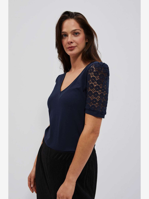 Moodo Moodo tamnoplava bluza