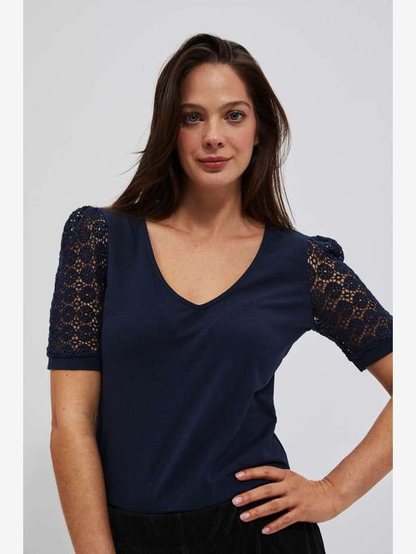 Moodo Moodo tamnoplava bluza