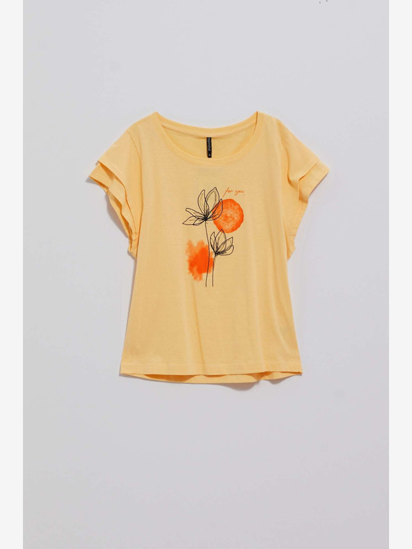 Moodo Žuta majica s Moodo printom