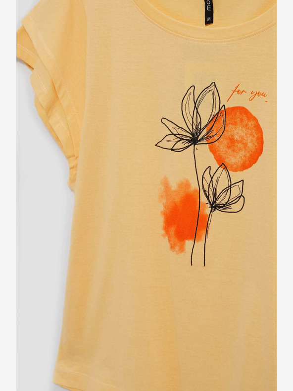 Moodo Žuta majica s Moodo printom