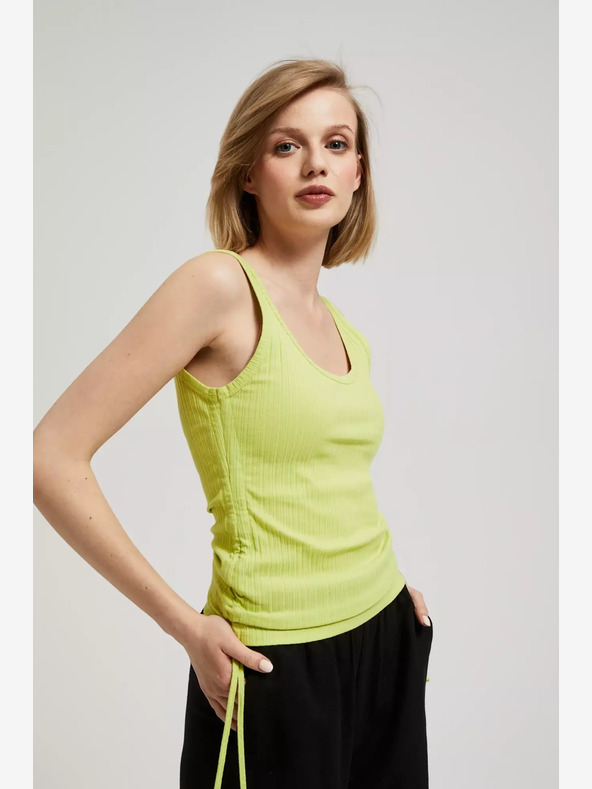 Moodo Svijetlo zelena majica bez rukava Moodo