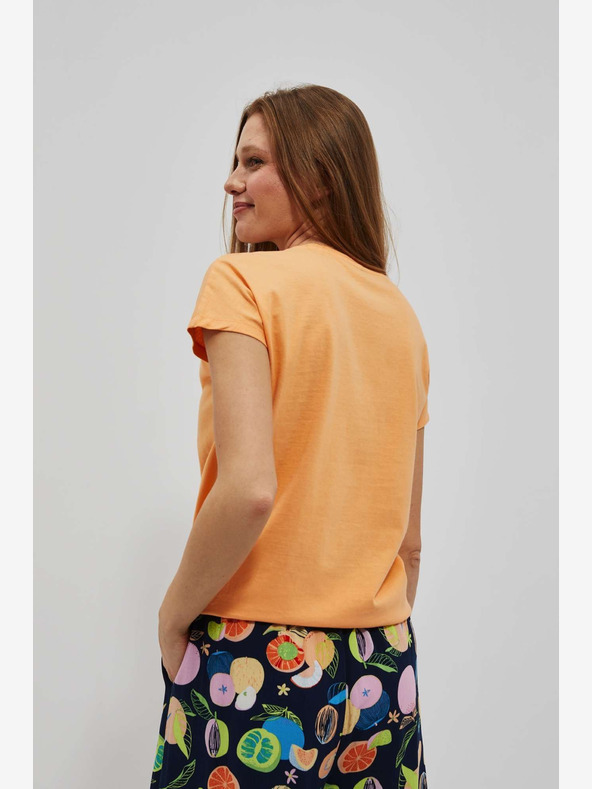 Moodo Narančasta majica s Moodo printom