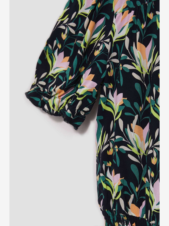 Moodo Moodo tamnoplava cvjetna bluza