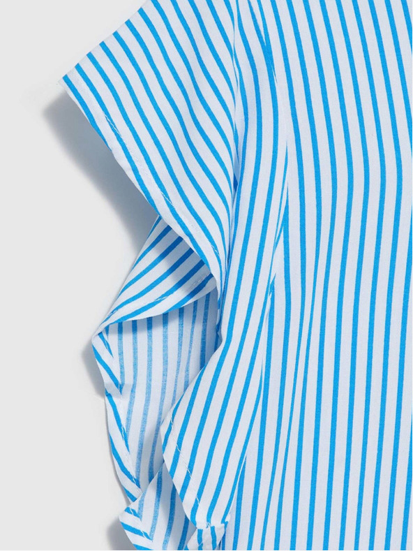 Moodo Moodo plavo-bijela prugasta bluza