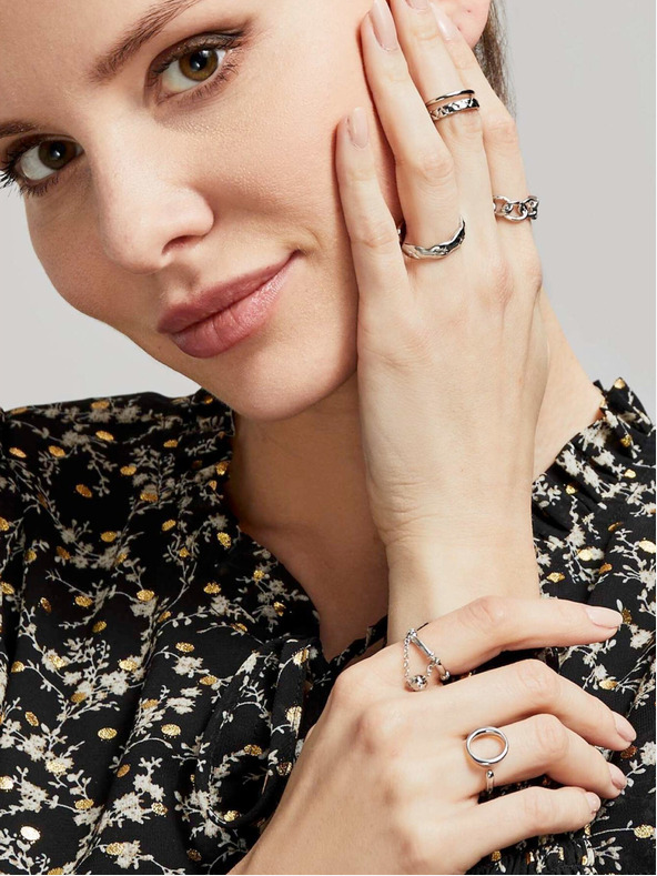 Moodo Moodo srebrni set prstenja