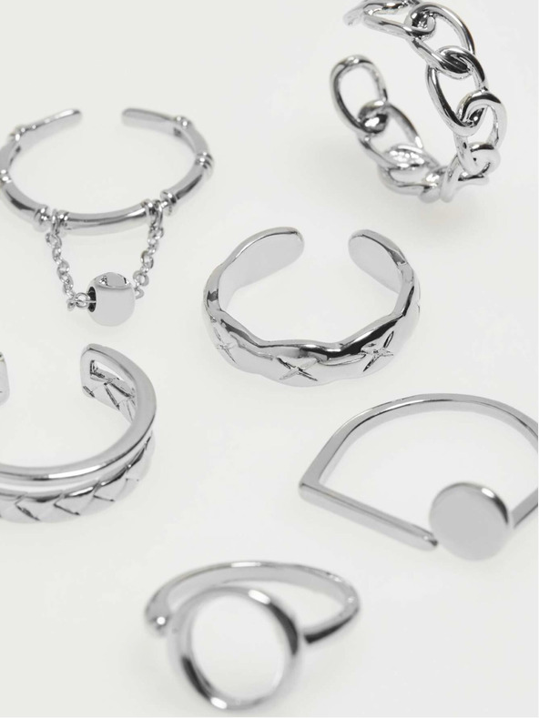 Moodo Moodo srebrni set prstenja