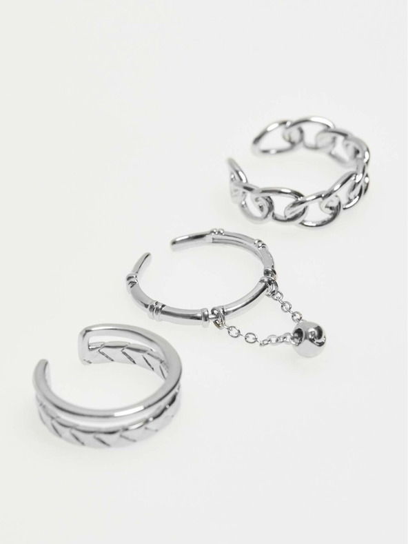 Moodo Moodo srebrni set prstenja