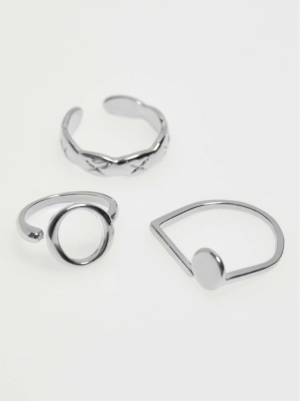 Moodo Moodo srebrni set prstenja