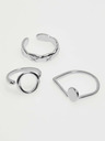 Moodo Moodo srebrni set prstenja