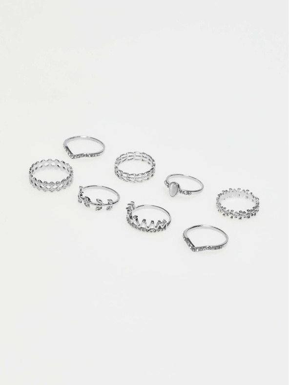 Moodo Moodo srebrni set prstenja