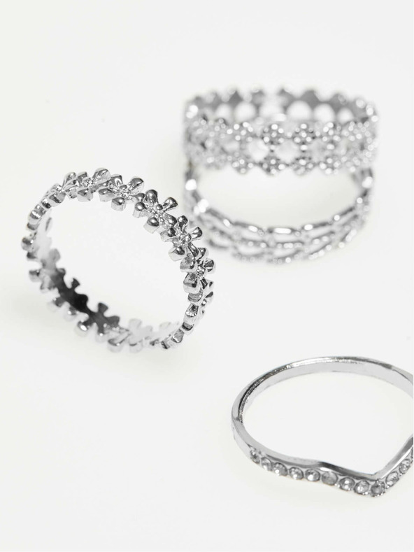 Moodo Moodo srebrni set prstenja