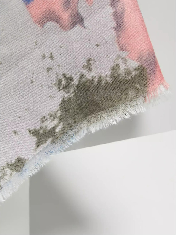 Moodo Plavi ljetni šal s Moodo uzorkom