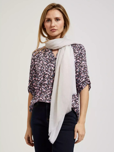 Moodo Sivi ljetni šal s izlizanim rubom marke Moodo