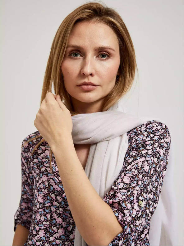 Moodo Sivi ljetni šal s izlizanim rubom marke Moodo