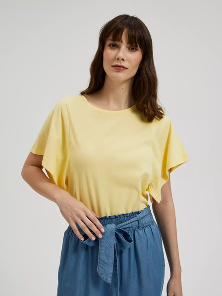 Moodo Moodo žuta majica širokih rukava