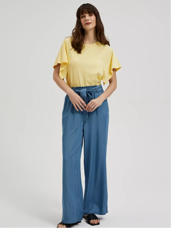 Moodo Moodo žuta majica širokih rukava