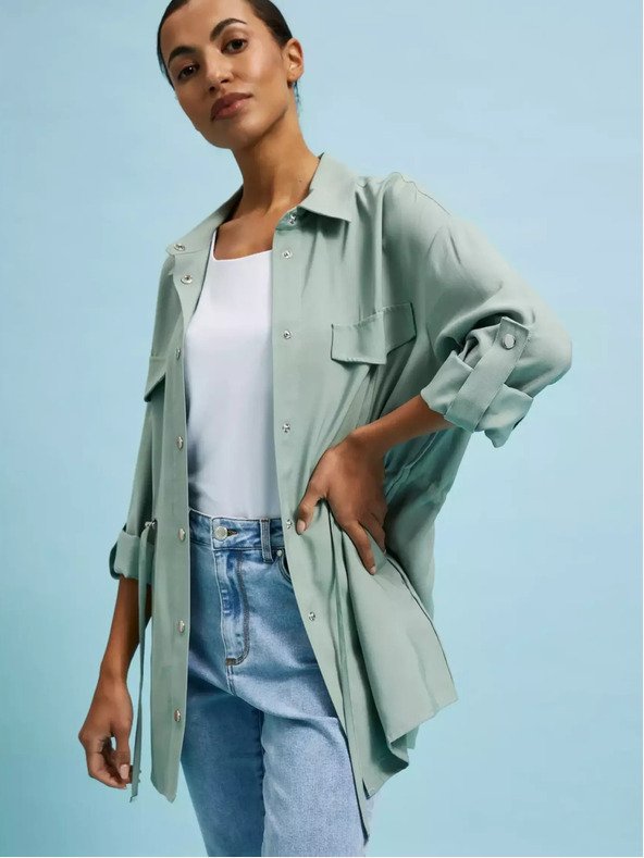 Moodo Moodo zelena svijetla jakna