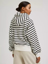 Moodo Moodo crno-bijela uska majica s kapuljačom na pruge