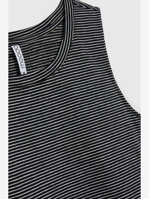 Moodo Moodo crni prugasti top