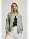 Moodo Moodo bomber jakna s patentnim zatvaračem u zelenoj boji
