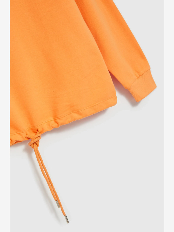 Moodo Moodo narančasta majica s V izrezom