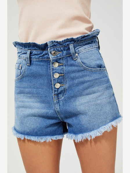 Moodo Moodo plave ženske traper kratke hlače