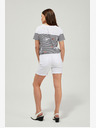 Moodo Bijele ženske kratke hlače Moodo