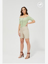 Moodo Moodo bež ženske kratke hlače