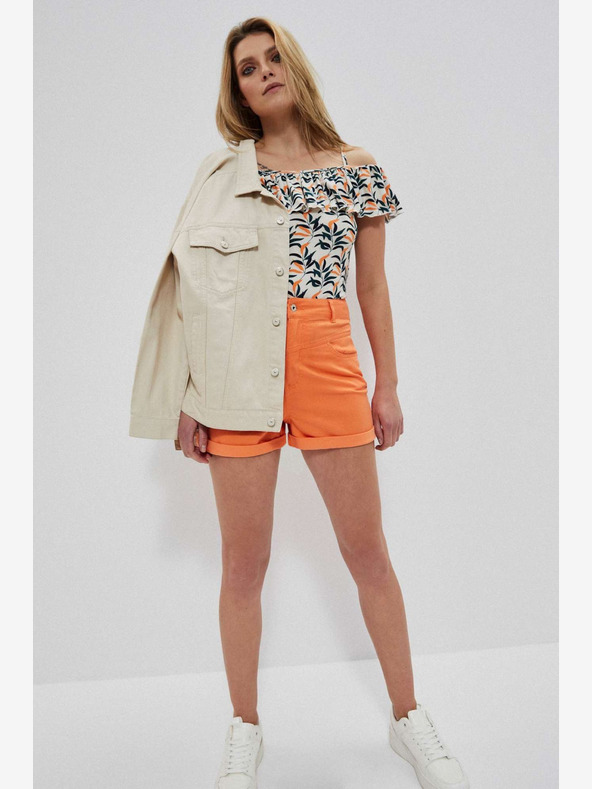 Moodo Narančaste ženske kratke hlače Moodo