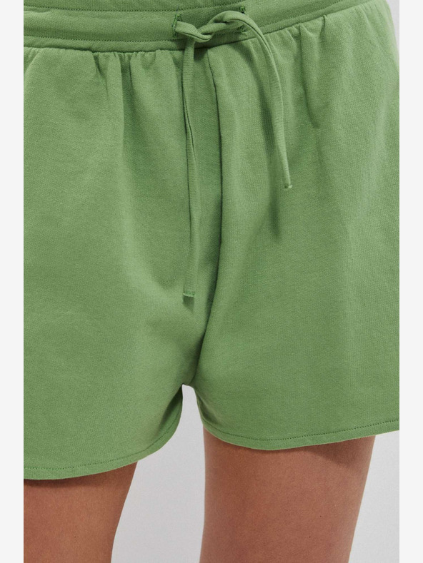 Moodo Zelena ženska trenirka kratke hlače Moodo