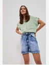 Moodo Moodo plave ženske traper kratke hlače