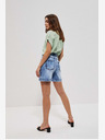 Moodo Moodo plave ženske traper kratke hlače