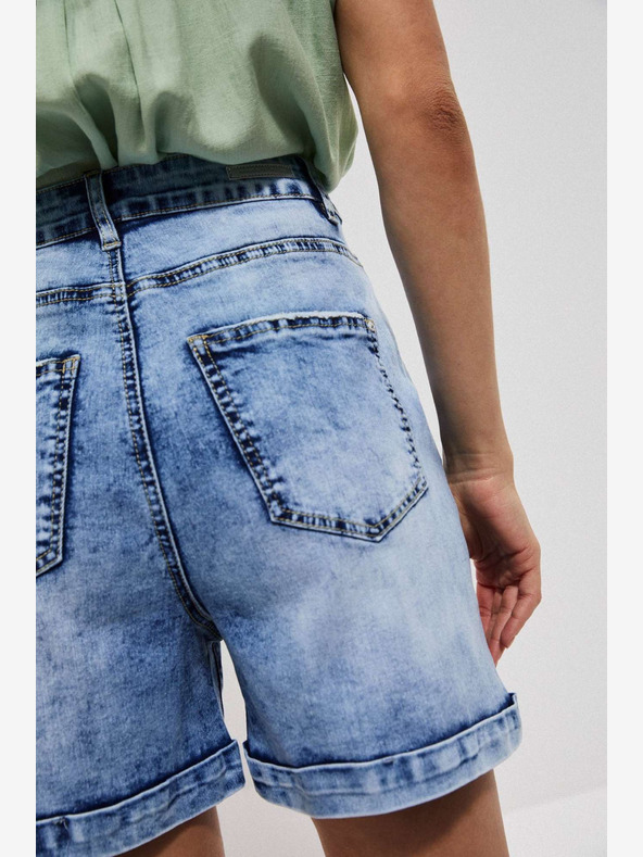 Moodo Moodo plave ženske traper kratke hlače