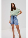 Moodo Moodo plave ženske traper kratke hlače