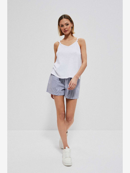 Moodo Moodo ženske kratke hlače na bijele i plave pruge