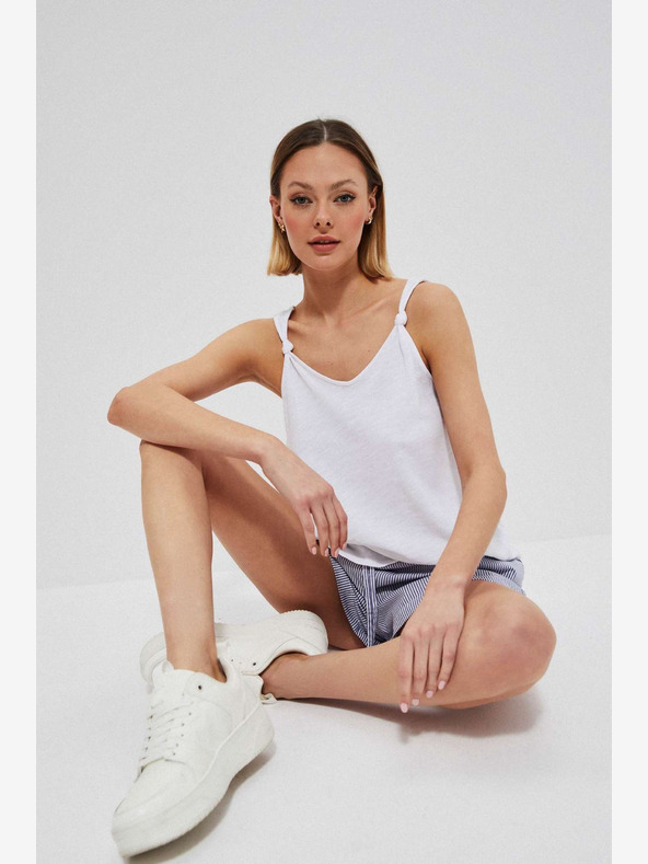 Moodo Moodo ženske kratke hlače na bijele i plave pruge