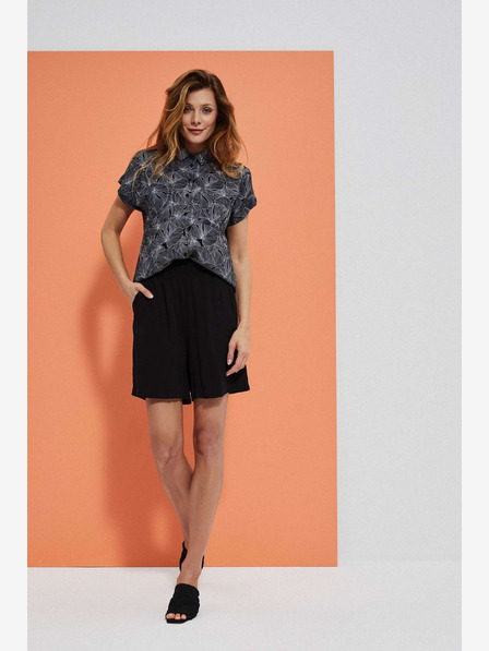 Moodo Crne ženske kratke hlače Moodo